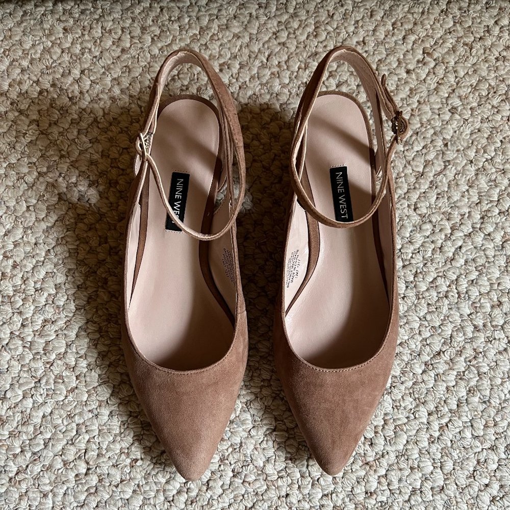 NINE WEST - Esmme Suede Wedge - Excellent Condition - Picture 2 of 13